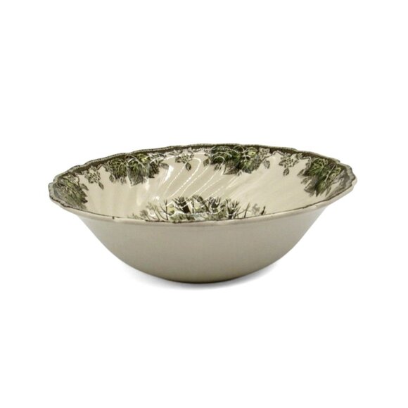 JOHNSON BROTHERS Autumn Mist Bowl Tree and Barn Village England Vintage 8.2" - Picture 4 of 8